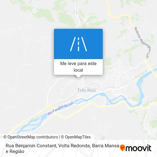 Rua Benjamin Constant mapa