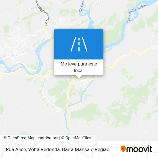 Rua Alice mapa