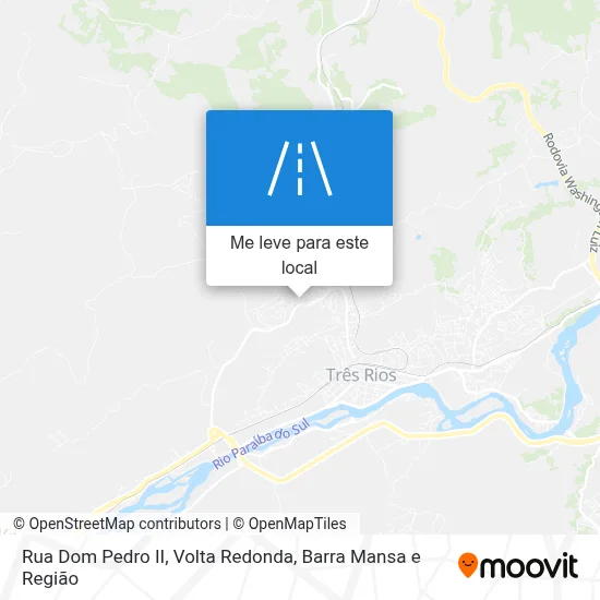 Rua Dom Pedro II mapa