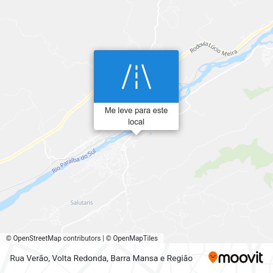 Rua Verão mapa