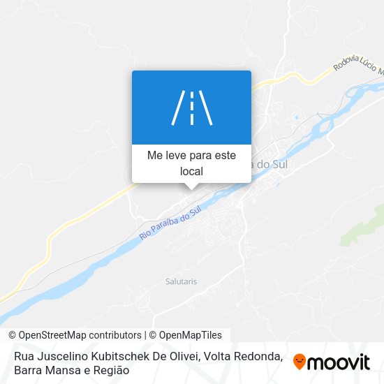 Rua Juscelino Kubitschek De Olivei mapa