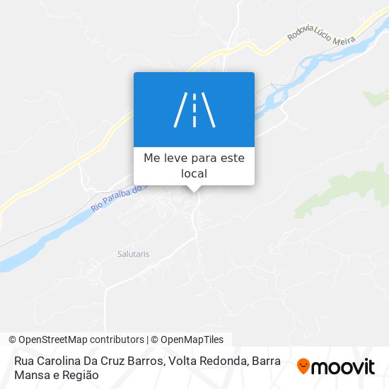 Rua Carolina Da Cruz Barros mapa