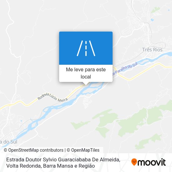 Estrada Doutor Sylvio Guaraciababa De Almeida mapa