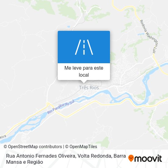 Rua Antonio Fernades Oliveira mapa