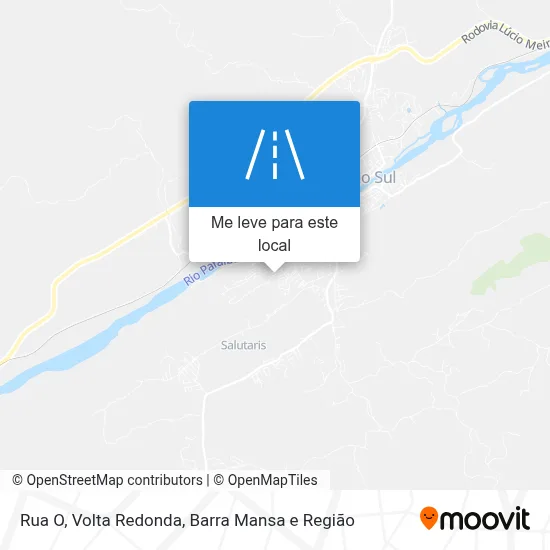 Rua O mapa