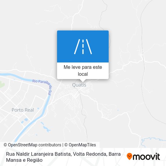 Rua Naldir Laranjeira Batista mapa