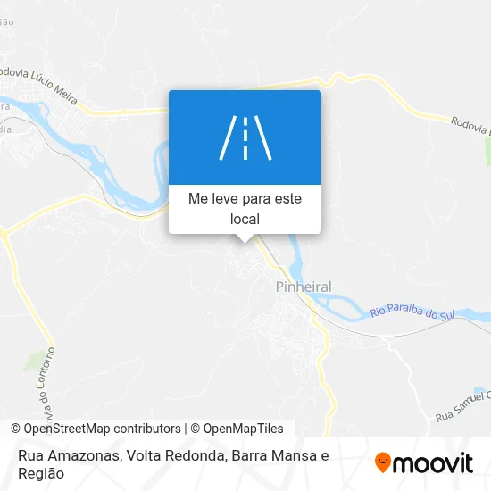 Rua Amazonas mapa