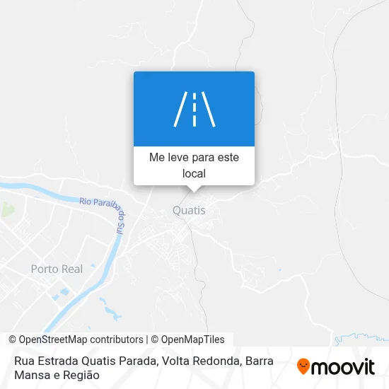 Rua Estrada Quatis Parada mapa