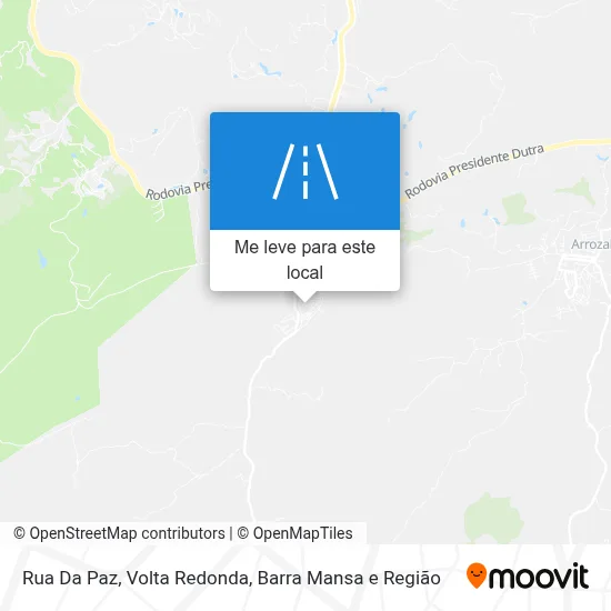Rua Da Paz mapa