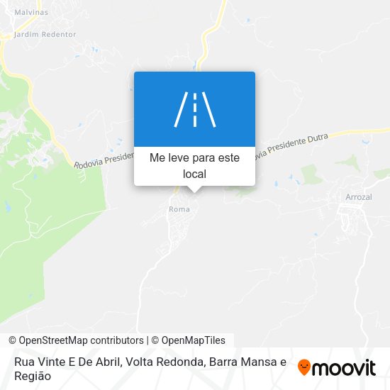 Rua Vinte E De Abril mapa