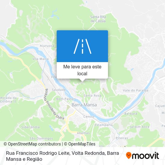 Rua Francisco Rodrigo Leite mapa