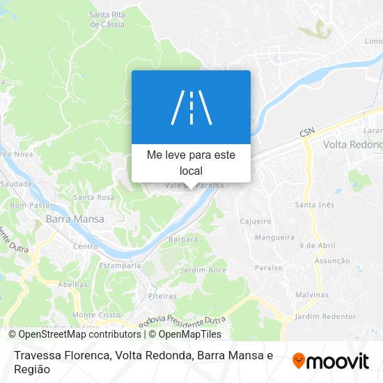 Travessa Florenca mapa