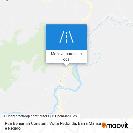 Rua Benjamin Constant mapa