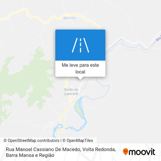 Rua Manoel Cassiano De Macedo mapa