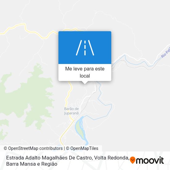 Estrada Adalto Magalhães De Castro mapa