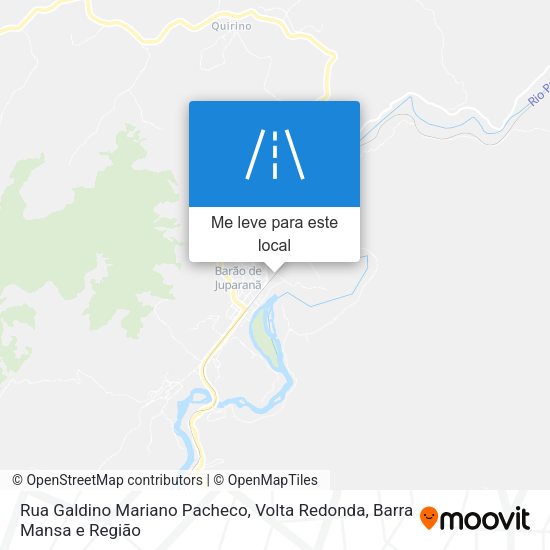 Rua Galdino Mariano Pacheco mapa