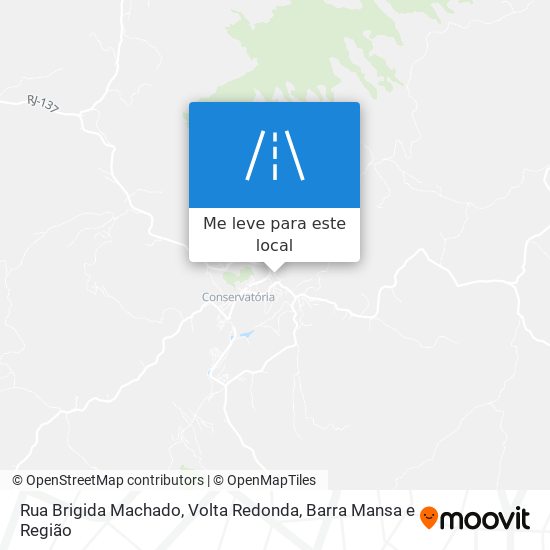 Rua Brigida Machado mapa