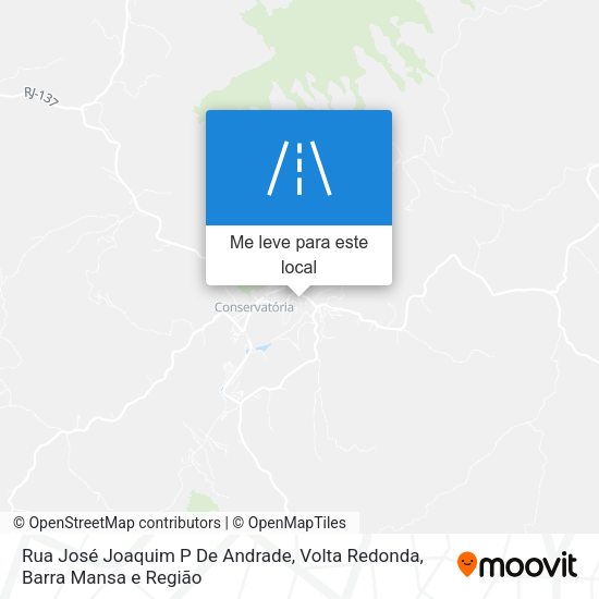 Rua José Joaquim P De Andrade mapa