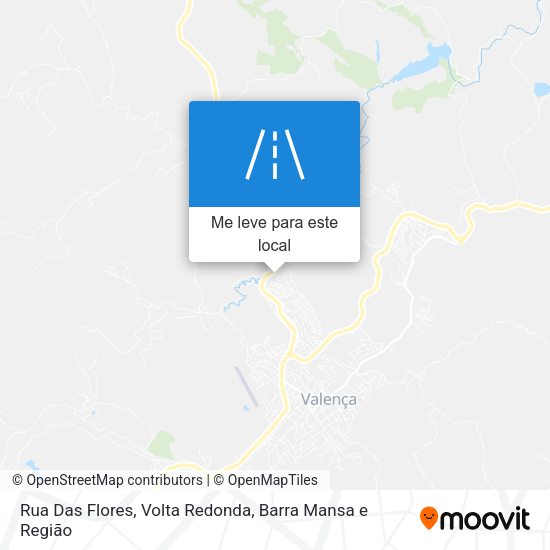 Rua Das Flores mapa