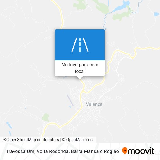 Travessa Um mapa