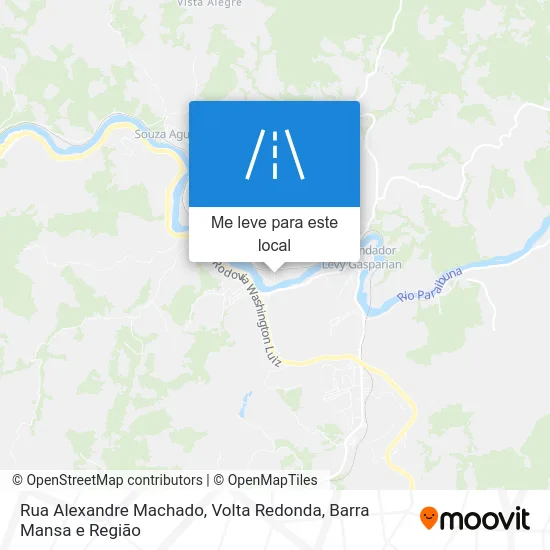 Rua Alexandre Machado mapa