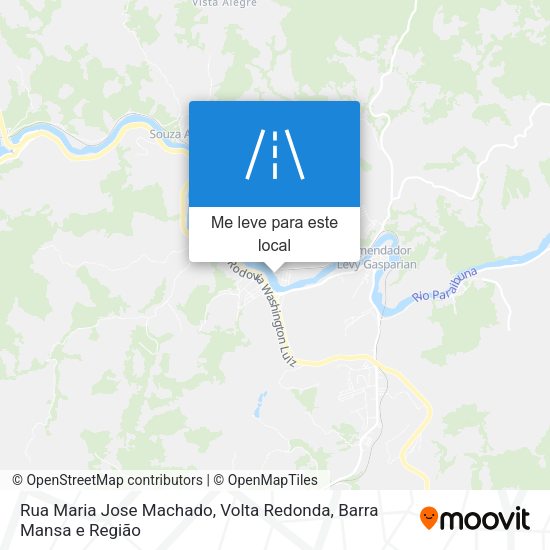 Rua Maria Jose Machado mapa