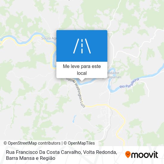 Rua Francisco Da Costa Carvalho mapa
