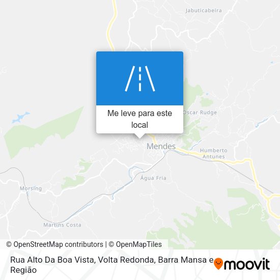 Rua Alto Da Boa Vista mapa