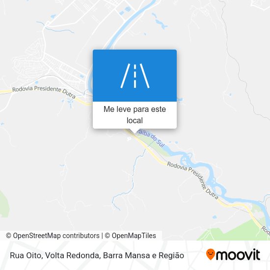 Rua Oito mapa
