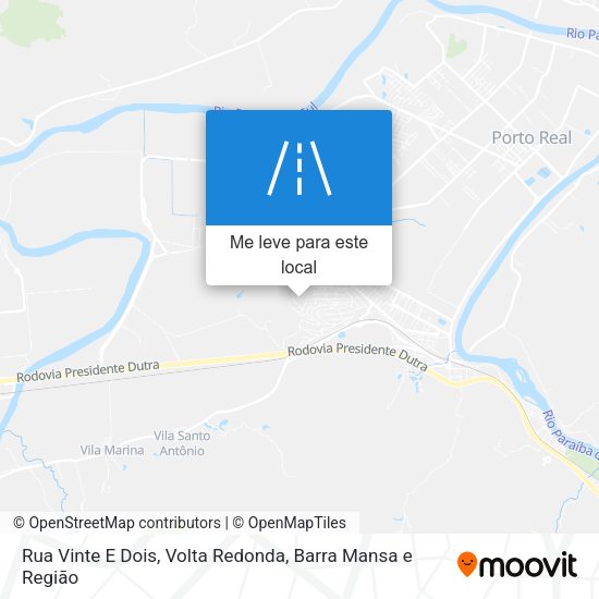 Rua Vinte E Dois mapa