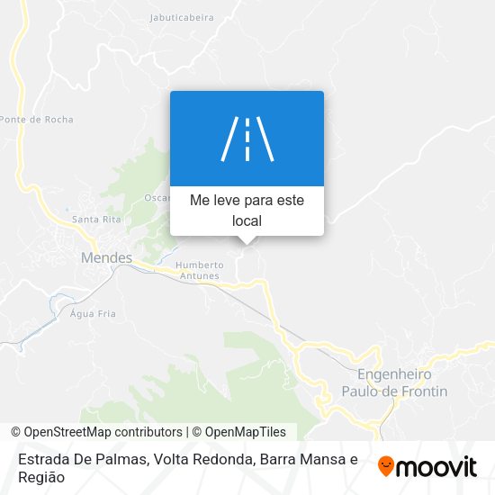 Estrada De Palmas mapa
