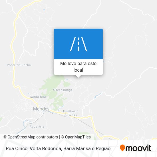 Rua Cinco mapa