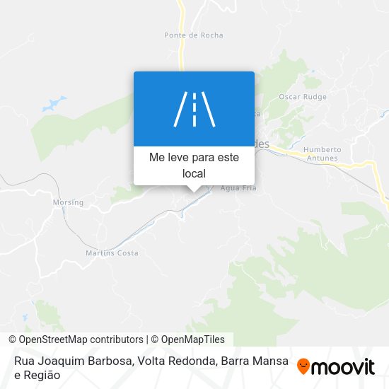 Rua Joaquim Barbosa mapa