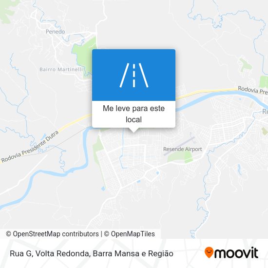 Rua G mapa