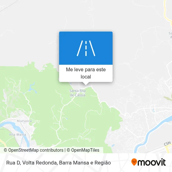 Rua D mapa