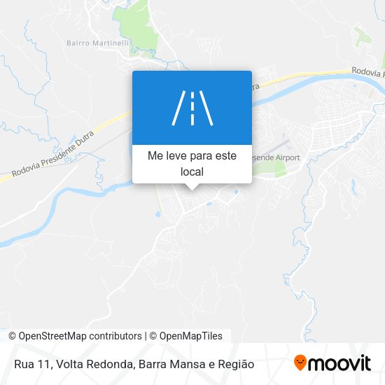 Rua 11 mapa