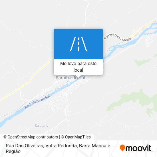 Rua Das Oliveiras mapa