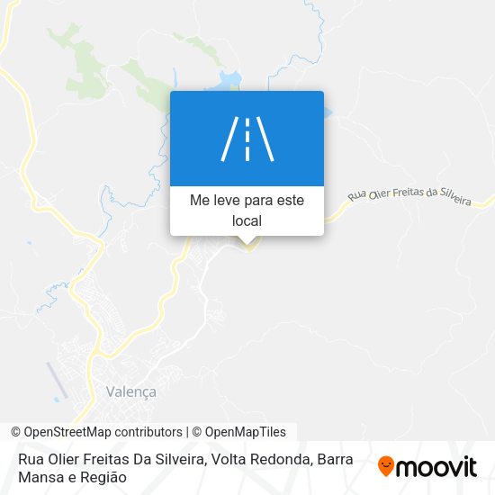 Rua Olier Freitas Da Silveira mapa