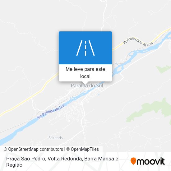 Praça São Pedro mapa