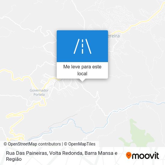 Rua Das Paineiras mapa