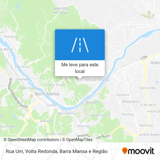 Rua Um mapa
