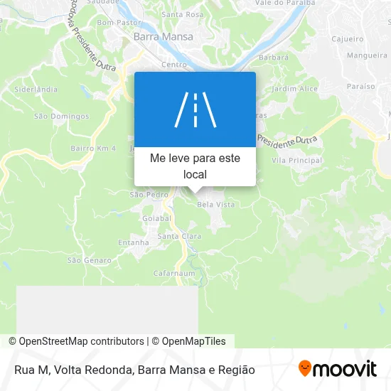 Rua M mapa