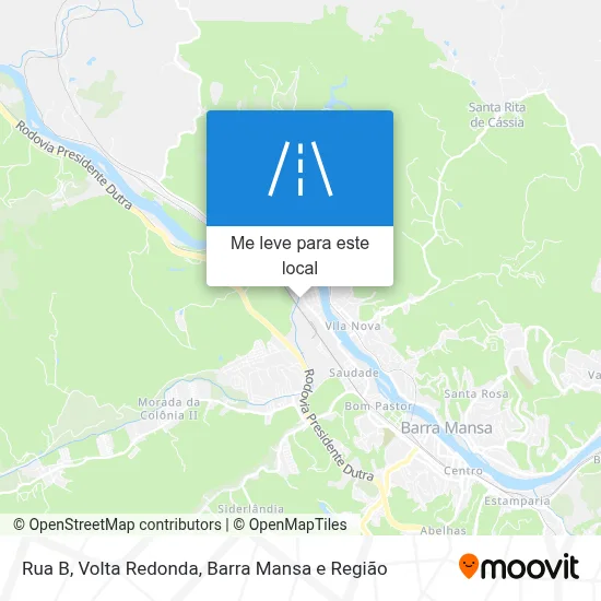 Rua B mapa