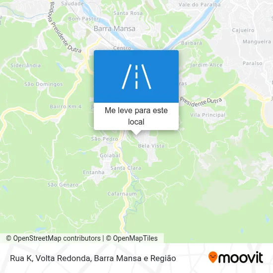 Rua K mapa