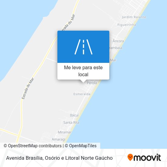 Avenida Brasília mapa