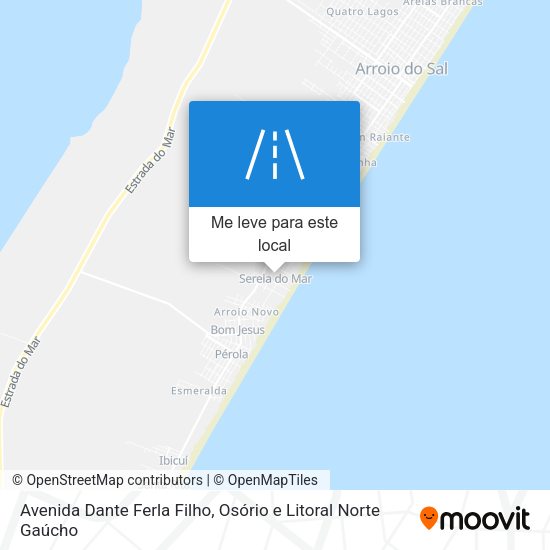 Avenida Dante Ferla Filho mapa