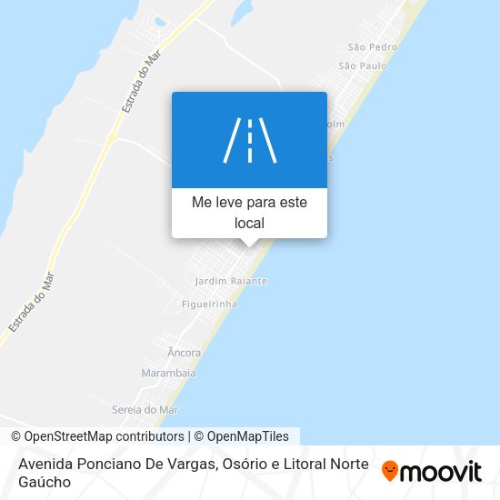 Avenida Ponciano De Vargas mapa