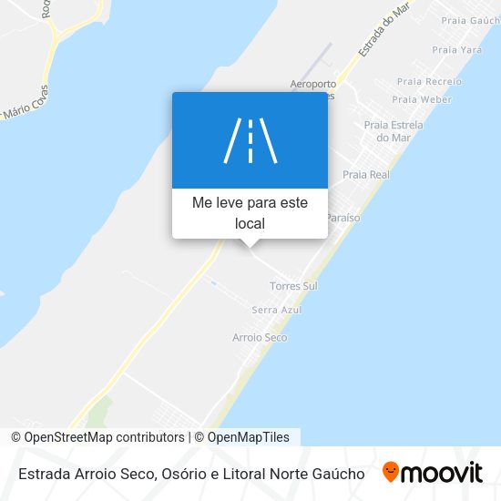 Estrada Arroio Seco mapa