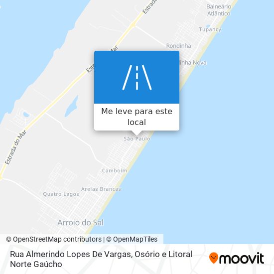 Rua Almerindo Lopes De Vargas mapa