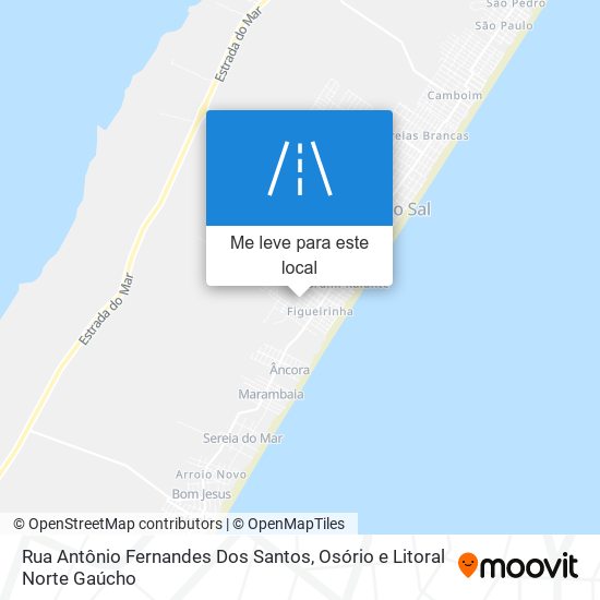 Rua Antônio Fernandes Dos Santos mapa